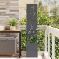 vidaXL Οθόνη Ιδιωτικότητας Κήπου Ανθρακί 32 x 32 x 150 εκ