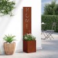 vidaXL Οθόνη Ιδιωτικότητας Κήπου Σκ rusty 32 x 32 x 150 εκ