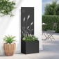 vidaXL Οθόνη Ιδιωτικότητας Κήπου Μαύρο 50 x 32 x 150 εκ