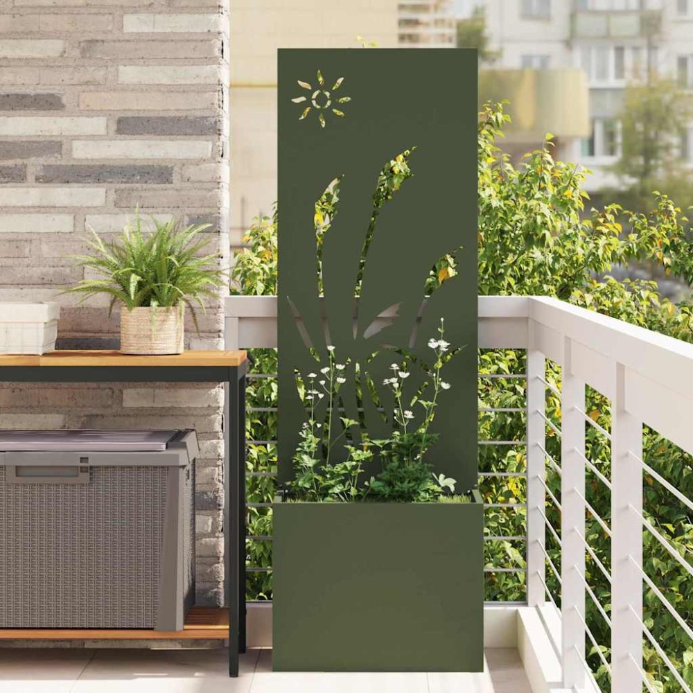 vidaXL Οθόνη Ιδιωτικότητας Κήπου Λαδί 50 x 32 x 150 εκ