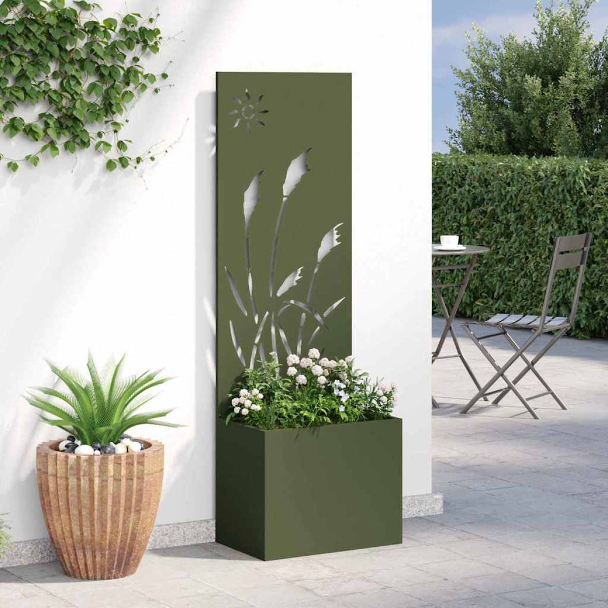 vidaXL Οθόνη Ιδιωτικότητας Κήπου Λαδί 50 x 32 x 150 εκ