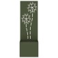 vidaXL Οθόνη Ιδιωτικότητας Κήπου Floral Λαδί 50 x 32 x 150 εκ