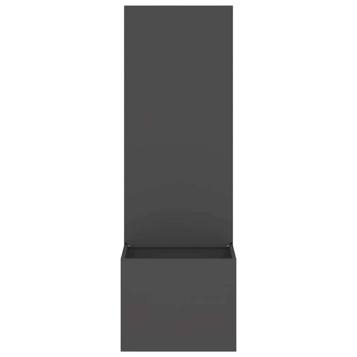 vidaXL Οθόνη Ιδιωτικότητας Κήπου Μαύρο 50 x 32 x 150 εκ