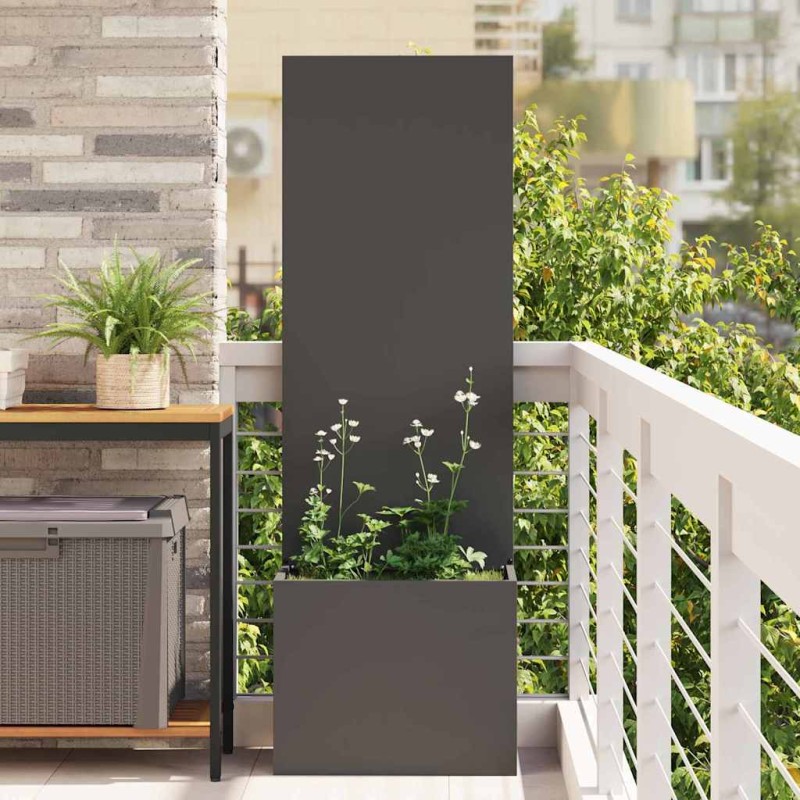 vidaXL Οθόνη Ιδιωτικότητας Κήπου Μαύρο 50 x 32 x 150 εκ