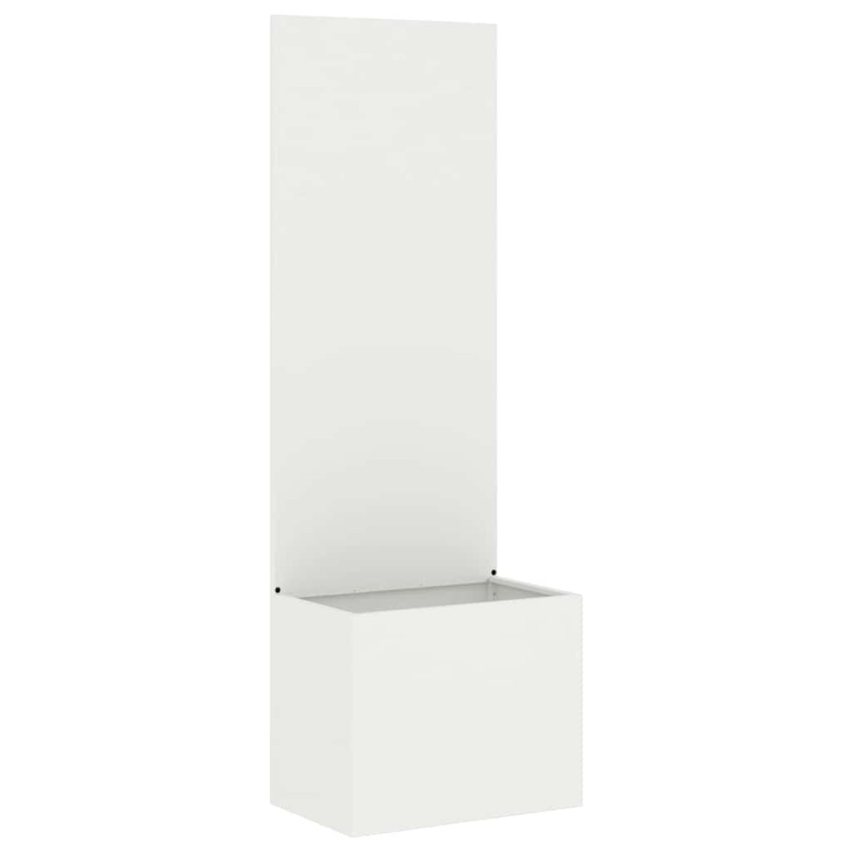 vidaXL Οθόνη Ιδιωτικότητας Κήπου Λευκό 50 x 32 x 150 εκ