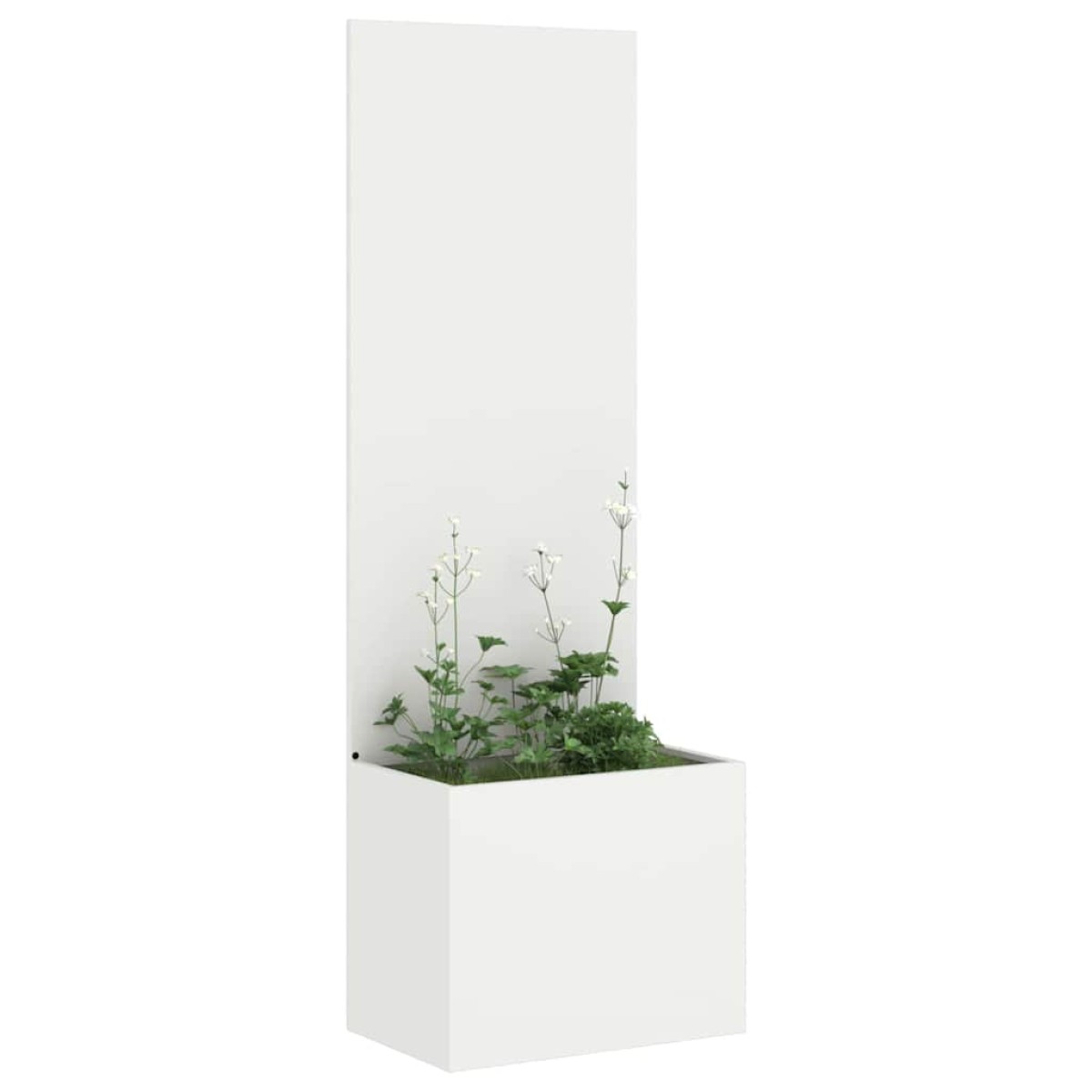 vidaXL Οθόνη Ιδιωτικότητας Κήπου Λευκό 50 x 32 x 150 εκ
