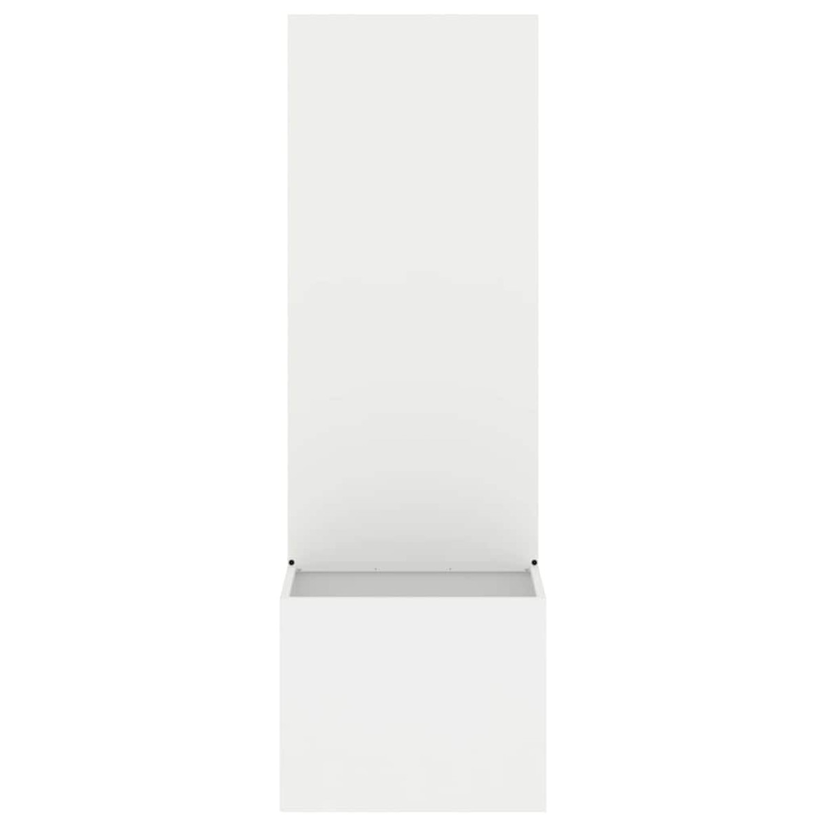 vidaXL Οθόνη Ιδιωτικότητας Κήπου Λευκό 50 x 32 x 150 εκ