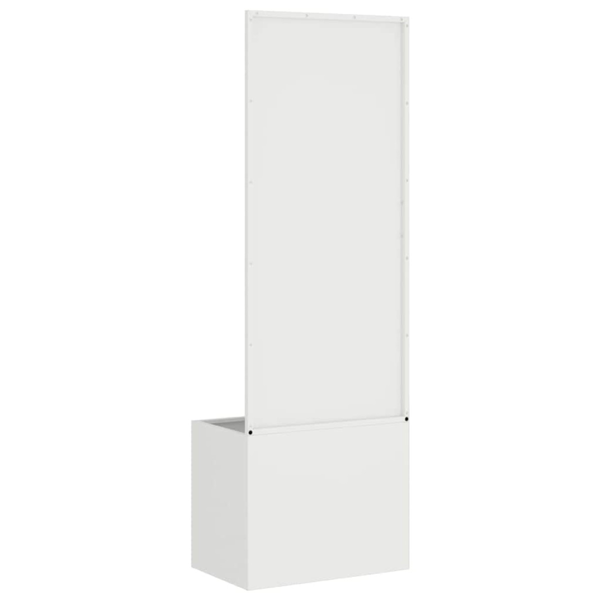 vidaXL Οθόνη Ιδιωτικότητας Κήπου Λευκό 50 x 32 x 150 εκ