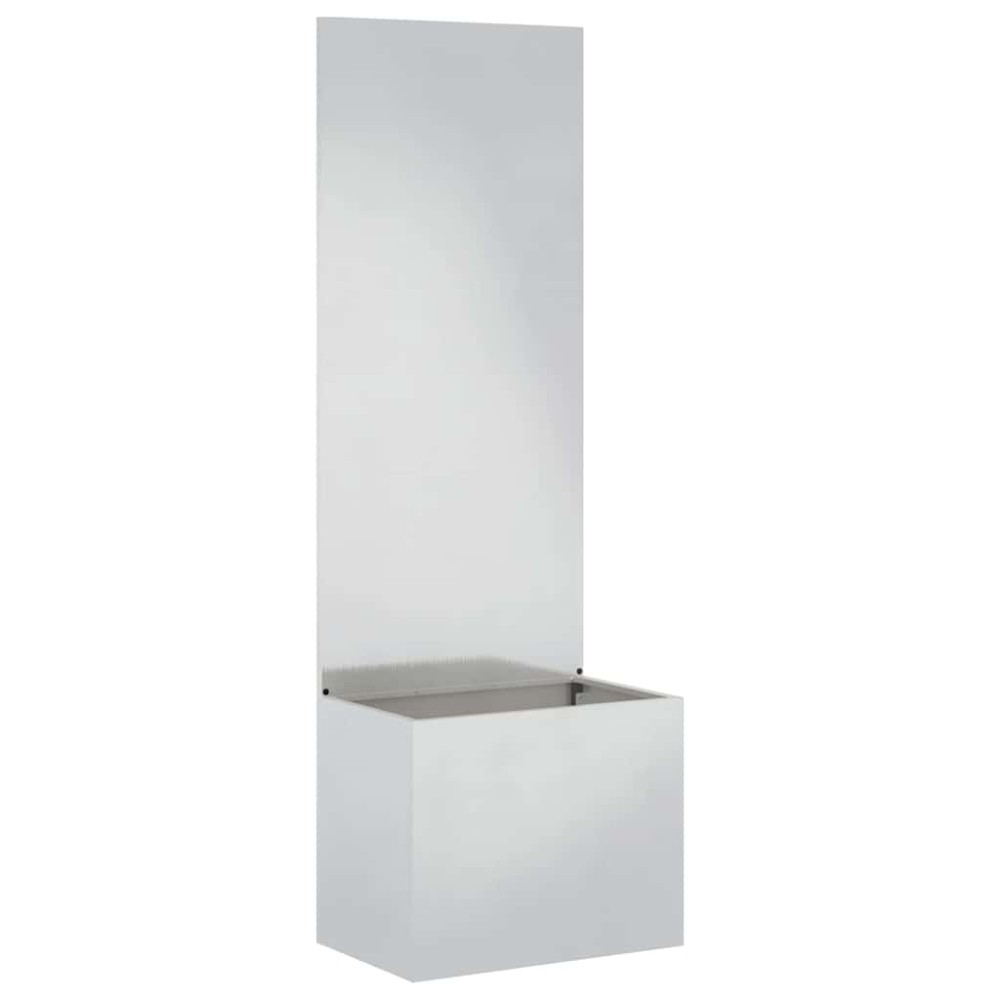 vidaXL Οθόνη Ιδιωτικότητας Κήπου Ασημί 50 x 32 x 150 εκ