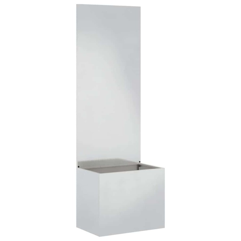 vidaXL Οθόνη Ιδιωτικότητας Κήπου Ασημί 50 x 32 x 150 εκ