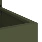 vidaXL Οθόνη Ιδιωτικότητας Κήπου Floral Λαδί 50 x 32 x 150 εκ