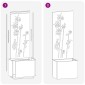 vidaXL Οθόνη Ιδιωτικότητας Κήπου Floral Λαδί 50 x 32 x 150 εκ