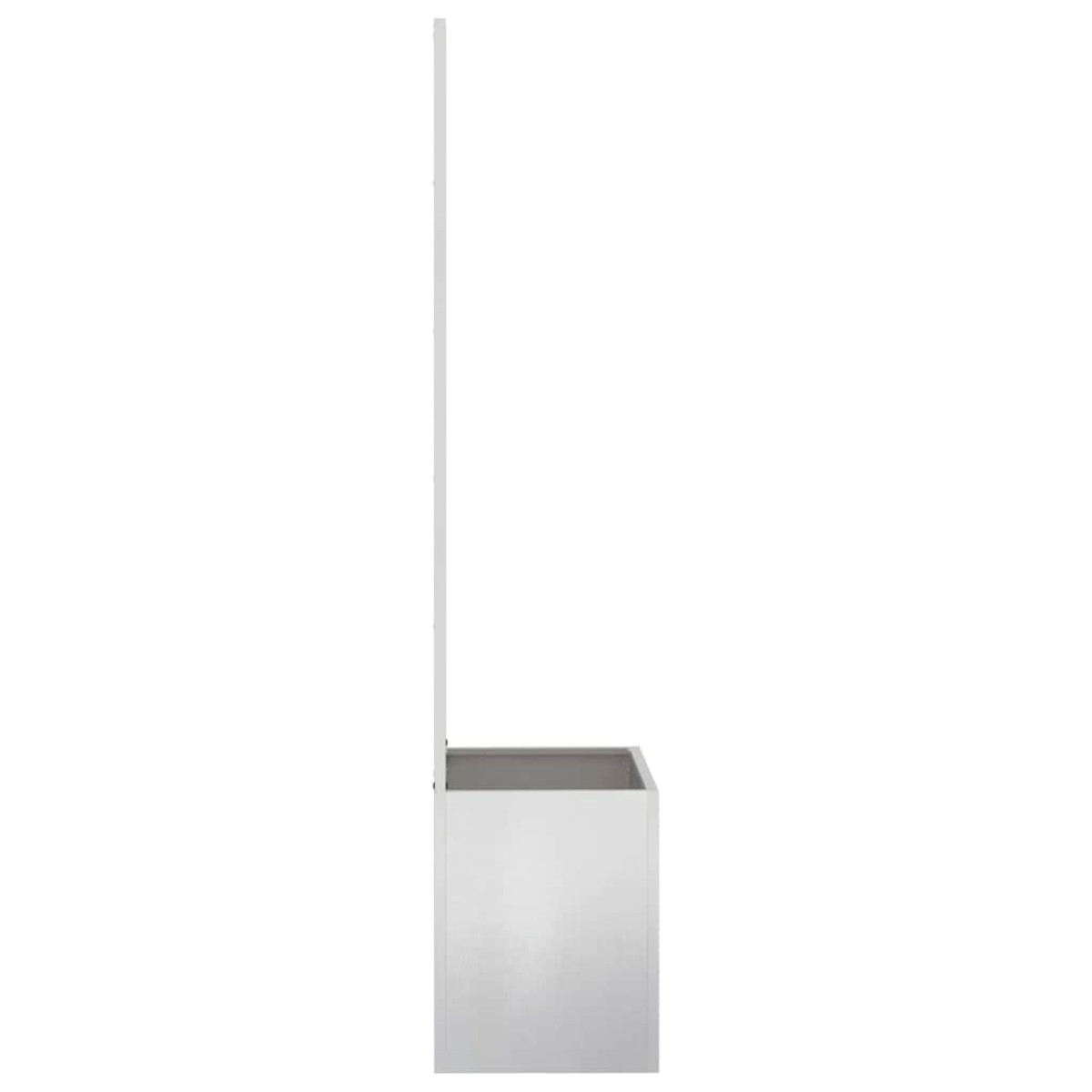 vidaXL Οθόνη Ιδιωτικότητας Κήπου Floral Ασημί 50 x 32 x 150 εκ