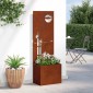 vidaXL Οθόνη Ιδιωτικότητας Κήπου Σκ rusty 50 x 32 x 150 εκ