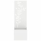vidaXL Οθόνη Ιδιωτικότητας Κήπου Floral Λευκό 50 x 32 x 150 εκ