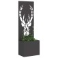 vidaXL Οθόνη Ιδιωτικότητας Κήπου Animal Print Μαύρο 50 x 32 x 150 εκ