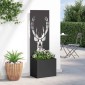 vidaXL Οθόνη Ιδιωτικότητας Κήπου Animal Print Μαύρο 50 x 32 x 150 εκ