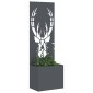 vidaXL Οθόνη Ιδιωτικότητας Κήπου Animal Print Ανθρακί 50 x 32 x 150 εκ