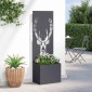 vidaXL Οθόνη Ιδιωτικότητας Κήπου Animal Print Ανθρακί 50 x 32 x 150 εκ