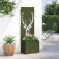 vidaXL Οθόνη Ιδιωτικότητας Κήπου Animal Print Λαδί 50 x 32 x 150 εκ