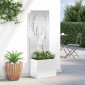 vidaXL Οθόνη Ιδιωτικότητας Κήπου Animal Print Ασημί 50 x 32 x 150 εκ