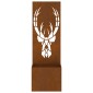 vidaXL Οθόνη Ιδιωτικότητας Κήπου Σκ rusty 50 x 32 x 150 εκ