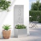 vidaXL Οθόνη Ιδιωτικότητας Κήπου Ασημί 50 x 32 x 150 εκ