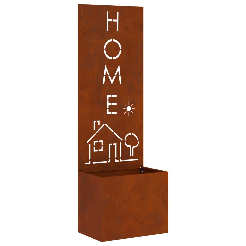 vidaXL Οθόνη Ιδιωτικότητας Κήπου Σκ rusty 50 x 32 x 150 εκ