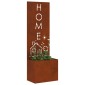 vidaXL Οθόνη Ιδιωτικότητας Κήπου Σκ rusty 50 x 32 x 150 εκ