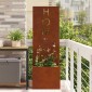 vidaXL Οθόνη Ιδιωτικότητας Κήπου Σκ rusty 50 x 32 x 150 εκ