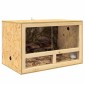 vidaXL Terrarium Καφέ 80 x 50 x 50 εκ OSB