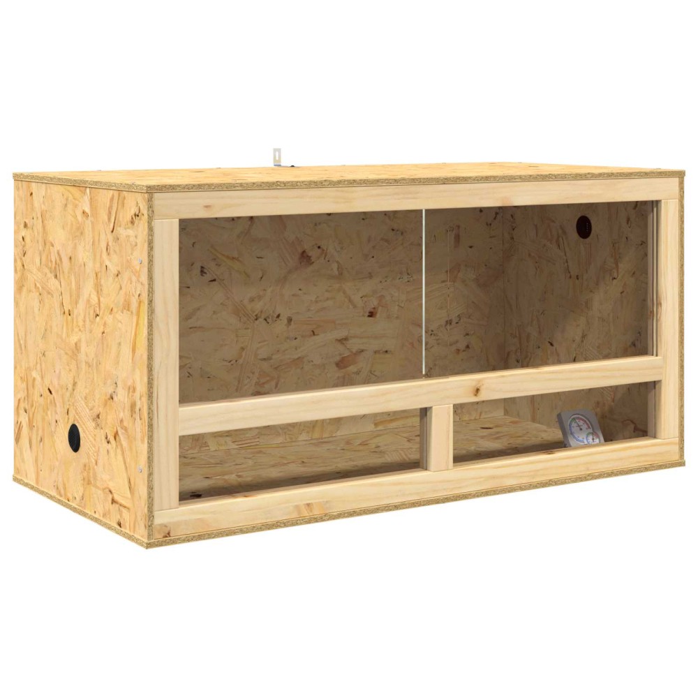 vidaXL Terrarium Καφέ 100 x 50 x 50 cm OSB
