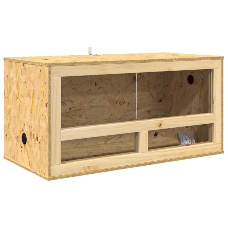 vidaXL Terrarium Καφέ 80 x 40 x 40 cm OSB