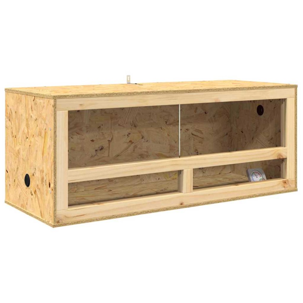 vidaXL Terrarium Καφέ 100 x 40 x 40 cm OSB