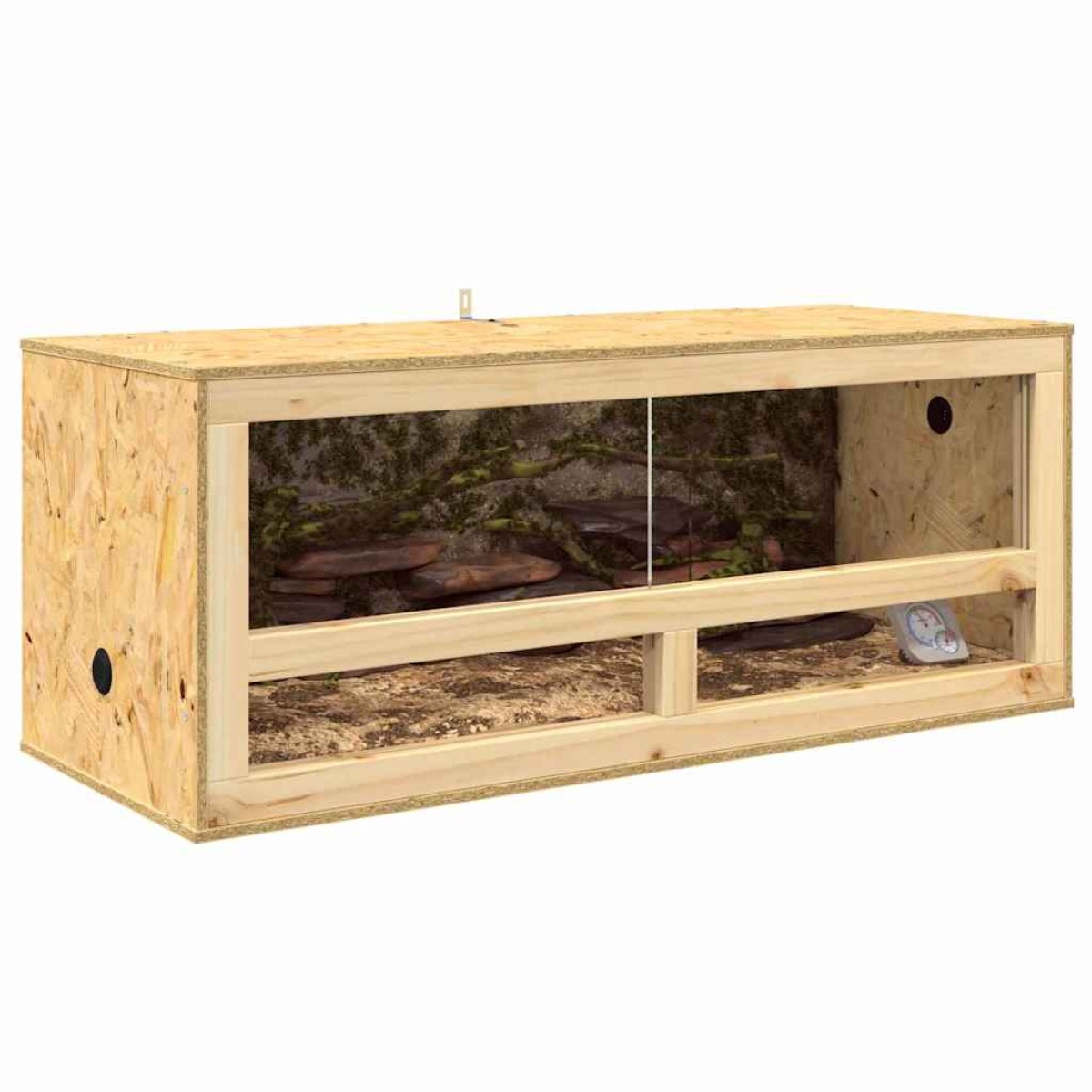 vidaXL Terrarium Καφέ 100 x 40 x 40 cm OSB