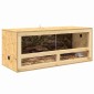 vidaXL Terrarium Καφέ 100 x 40 x 40 cm OSB