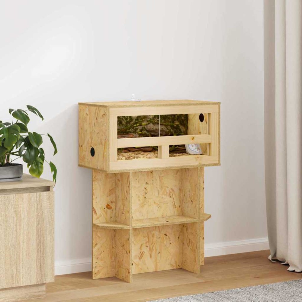 vidaXL Terrarium Καφέ 60 x 30 x 30 cm OSB