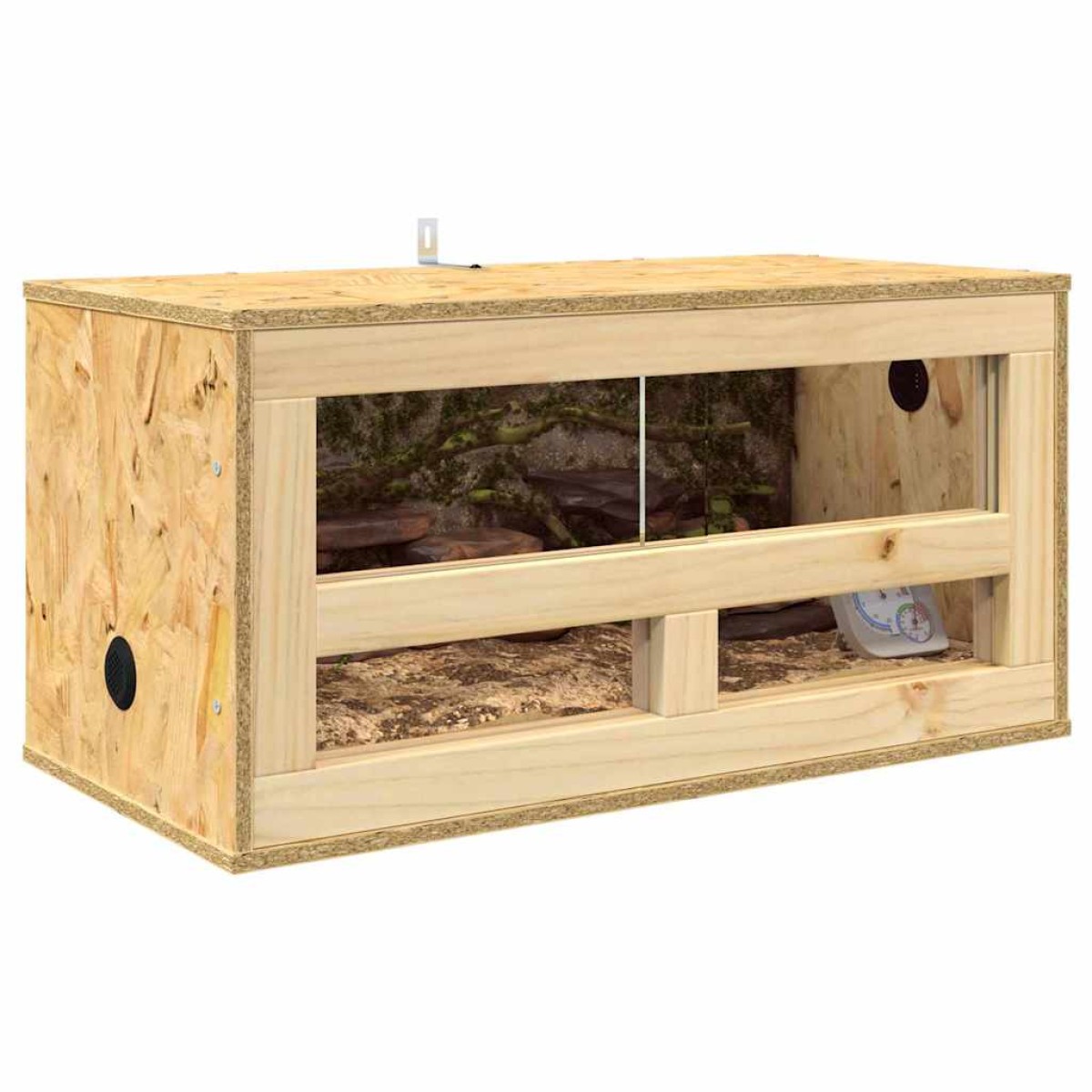 vidaXL Terrarium Καφέ 60 x 30 x 30 cm OSB