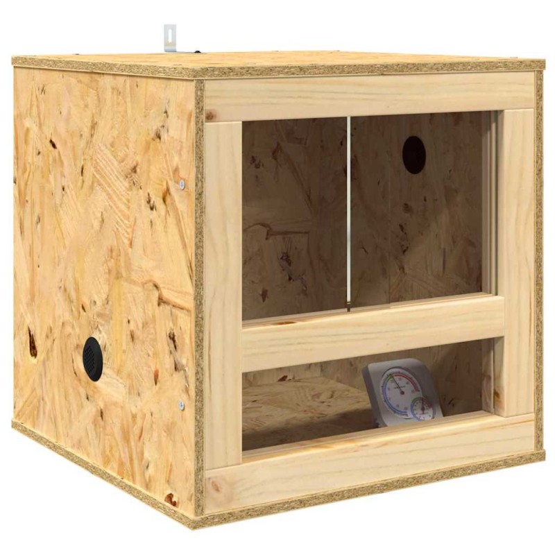 vidaXL Terrarium Καφέ 40 x 40 x 40 cm OSB