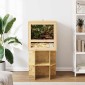 vidaXL Terrarium Καφέ 50 x 50 x 50 cm OSB