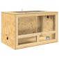 vidaXL Terrarium Καφέ 80 x 50 x 50 εκ OSB