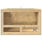 vidaXL Terrarium Καφέ 80 x 50 x 50 εκ OSB
