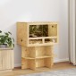 vidaXL Terrarium Καφέ 80 x 50 x 50 εκ OSB