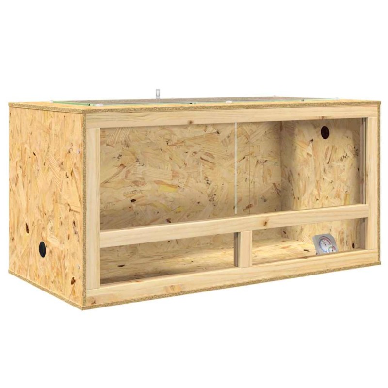 vidaXL Terrarium Καφέ 100 x 50 x 50 cm OSB