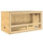 vidaXL Terrarium Καφέ 100 x 50 x 50 cm OSB