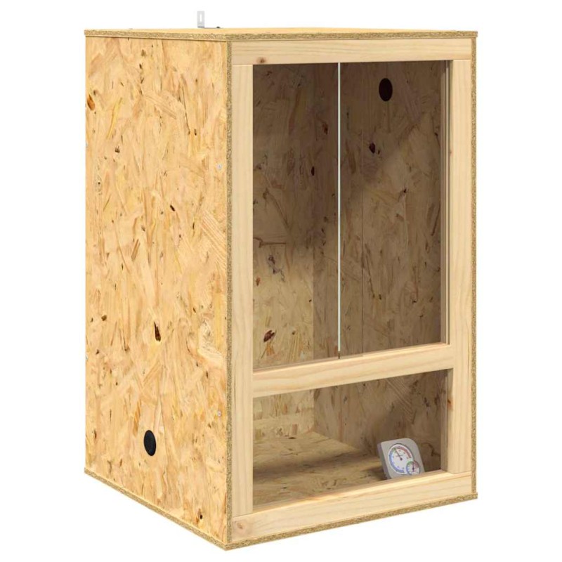 vidaXL Terrarium Καφέ 50 x 50 x 80 cm OSB
