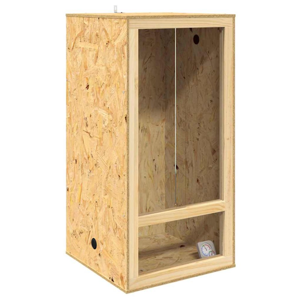 vidaXL Terrarium Καφέ 50 x 50 x 100 cm OSB
