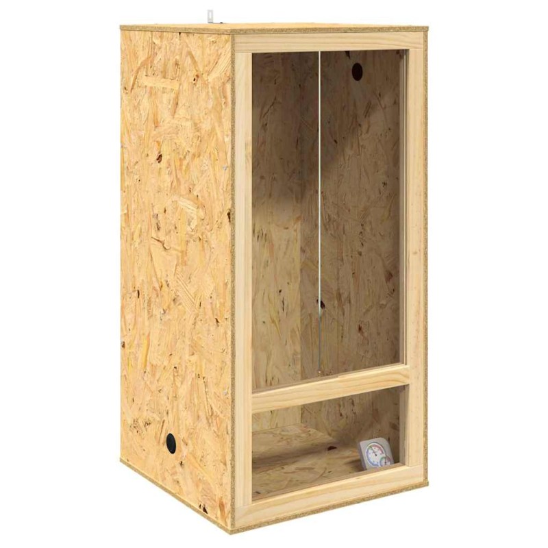 vidaXL Terrarium Καφέ 50 x 50 x 100 cm OSB