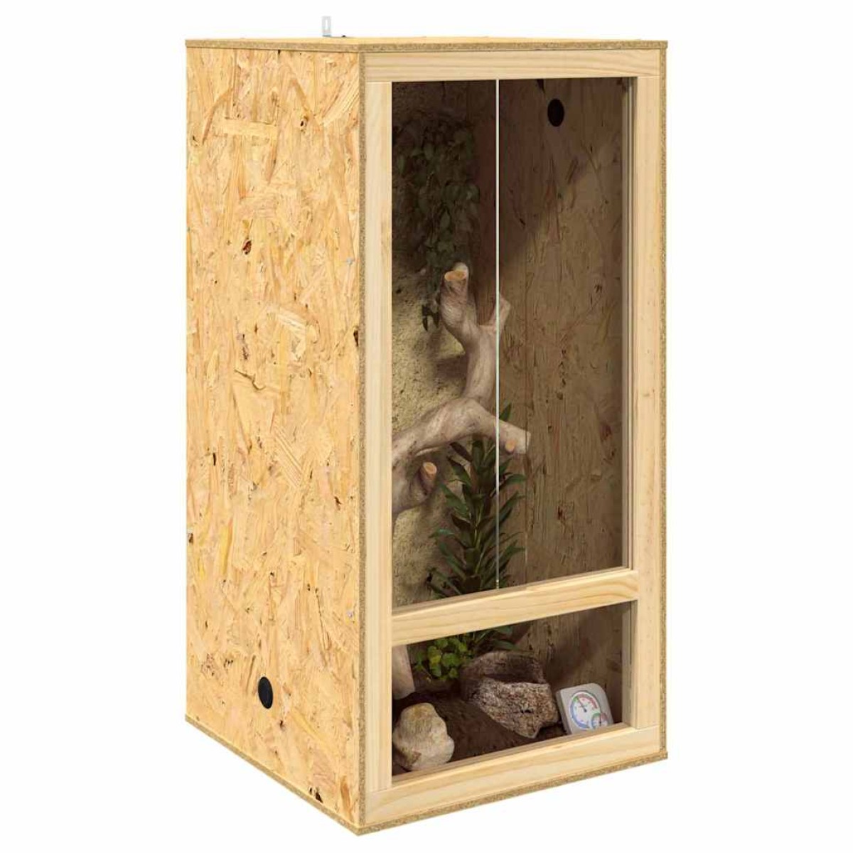 vidaXL Terrarium Καφέ 50 x 50 x 100 cm OSB