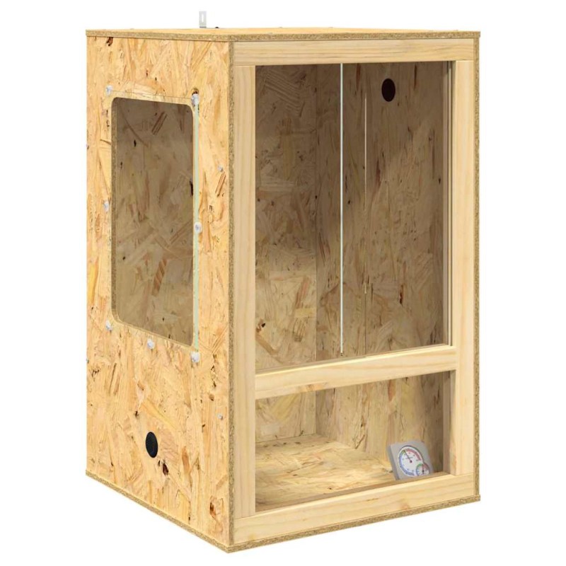 vidaXL Terrarium Καφέ 50 x 50 x 80 cm OSB